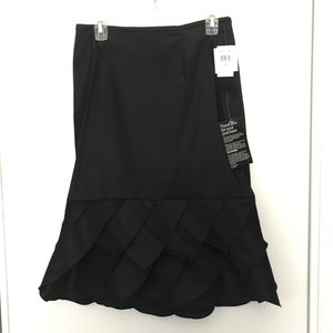 XSCAPE - Black Skirt - Knee Length - Size 10 - NWT